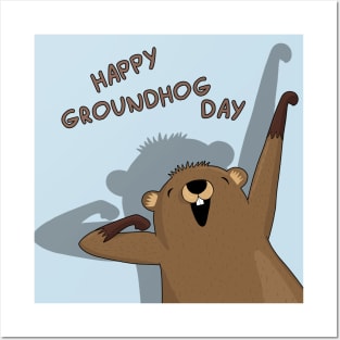 Groundhog day Posters and Art